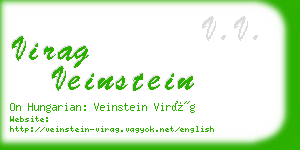 virag veinstein business card